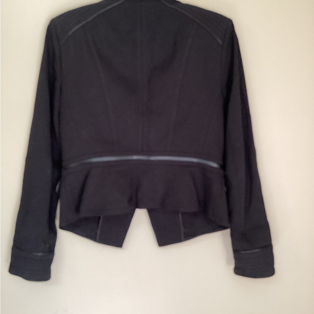 White House Black Market Black blazer with buttons. Size 10 EUC. - Picture 2 of 2